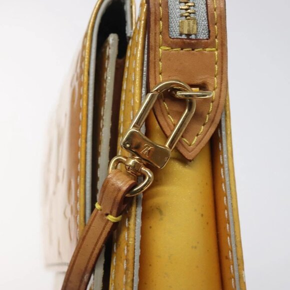 LOUIS VUITTON Monogram Vernis Motto Accessory Pouch Gris M91030 LV Auth 118033 - Picture 11 of 16